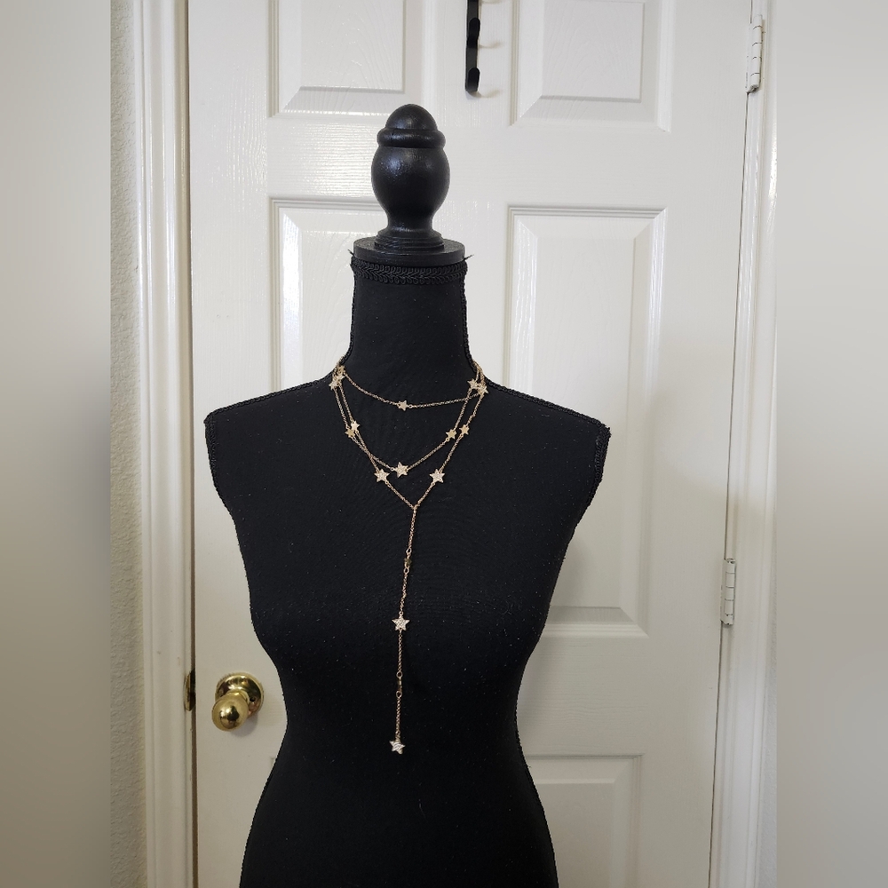 Thalia Sodi Gold Starry Layered Necklace